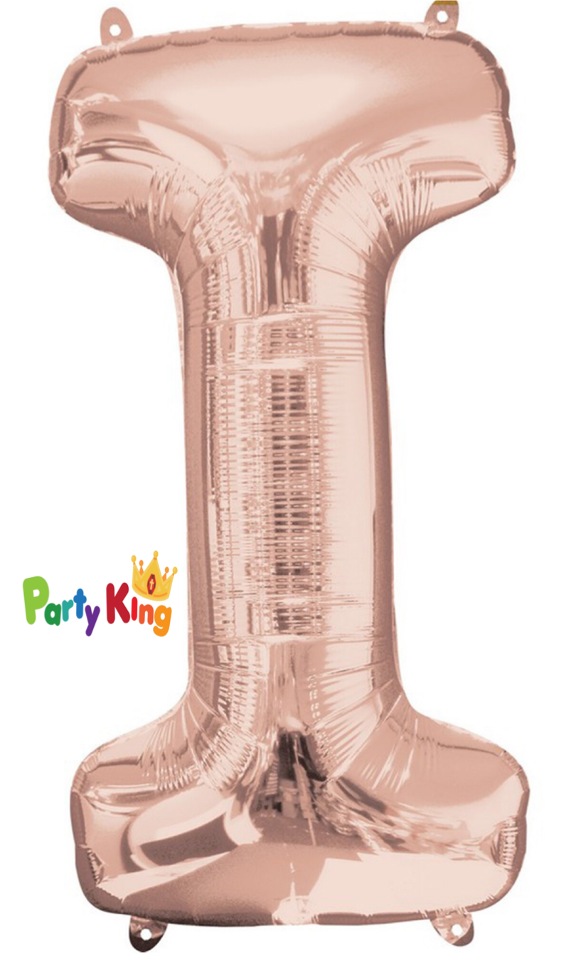 Rose Gold Letter “I” Foil Balloon 16” (35cm)