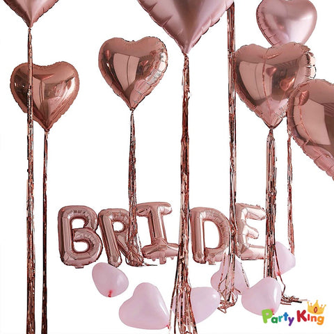 Blush Hen Party Balloon Pack Bride Bedroom Decor Pack