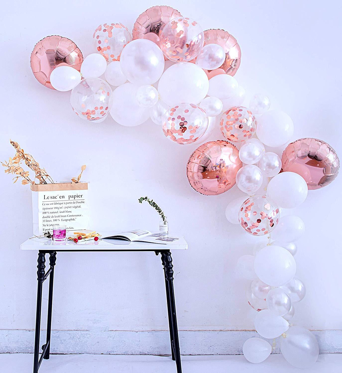 Balloon Garland DIY Kit Set Classic Rose Gold