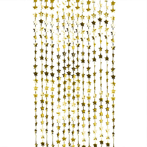 Image of Gold - Mix It Up Bubbly Backdrop Star Curtain Gold