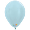 Sempertex Satin Pearl Blue 5” Latex Balloon