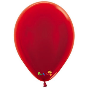 Sempertex Metallic Red 11” Latex Balloon