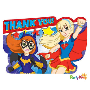 DC Super Hero Girls Thanks You Cards