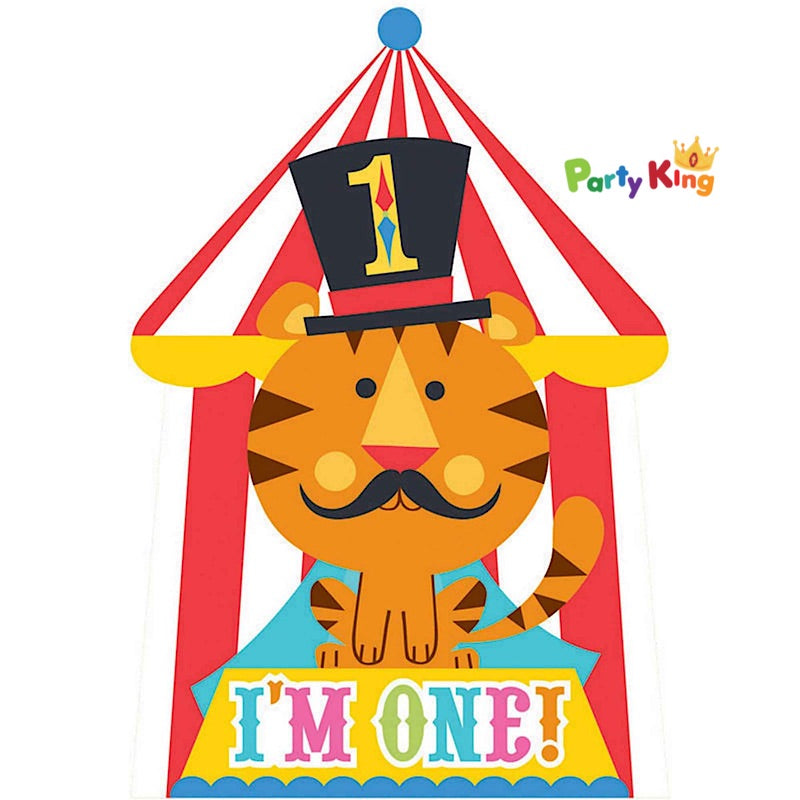 1st Birthday Circus Invitations