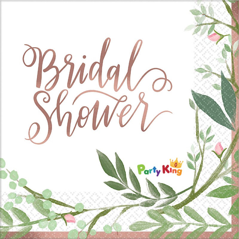 Love And Leaves Beverage Napkins