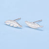 925 Silver Ear Stud Feather