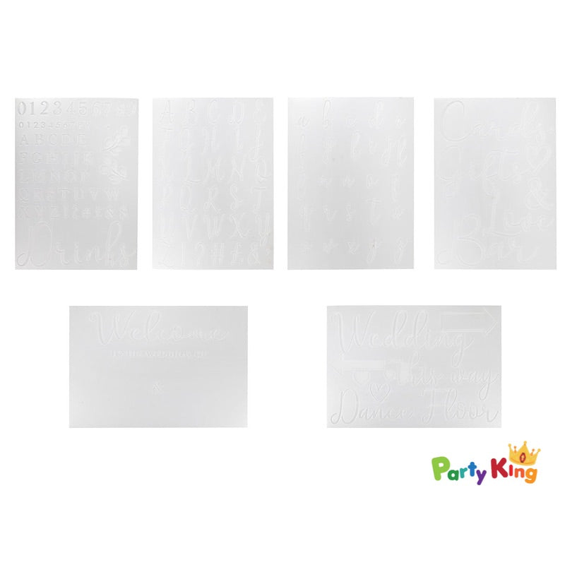 A Touch Of Pampas Stencils Wedding