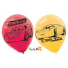 Cars 30cm Latex Balloon