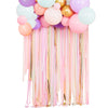Pastel - Mix It Up Pastel Streamer And Balloon Backdrop