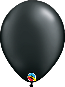 Qualatex Radiant Pearl Onxy Black 11” Latex Balloon
