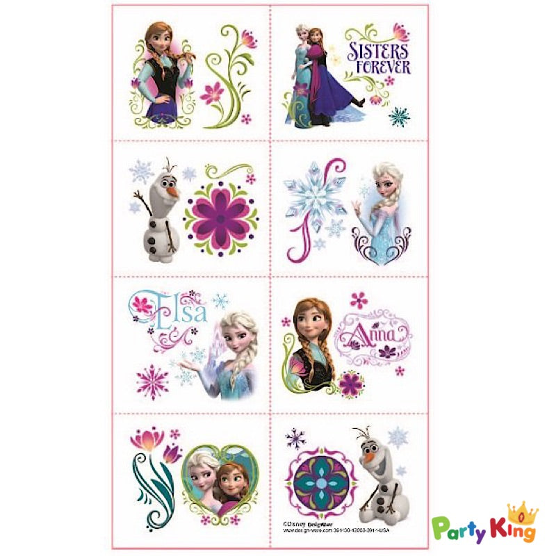 Frozen Tattoo Stickers Favors