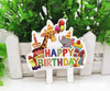 High Quality Paper Cake Topper - Jungle Animal Safari Party Happy Birthday