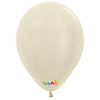 Sempertex Satin Pearl Ivory 11” Latex Balloon