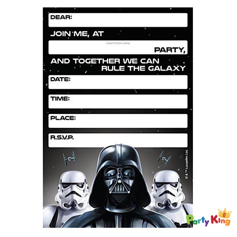 Star Wars Classic Invitations