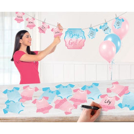 Gender Reveal Banner Activity Kit