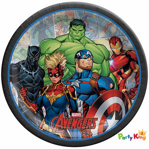 Marvel Avengers Powers unite 23cm Paper Plates