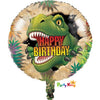 Dino Blast Happy Birthday Standard 45cm Foil Balloon