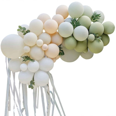 Image of DIY Balloon Garland/Arch Botanical Baby