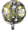 Congratulations Gold Star Foil Balloon 43cm