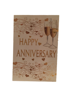 Happy Anniversary With Flûte Glasses