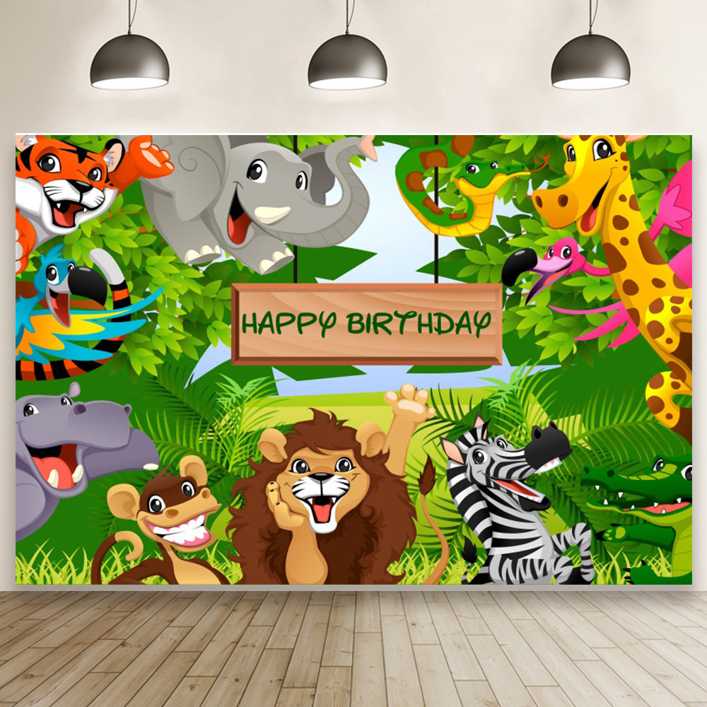 Safari Backdrop - Jungle
