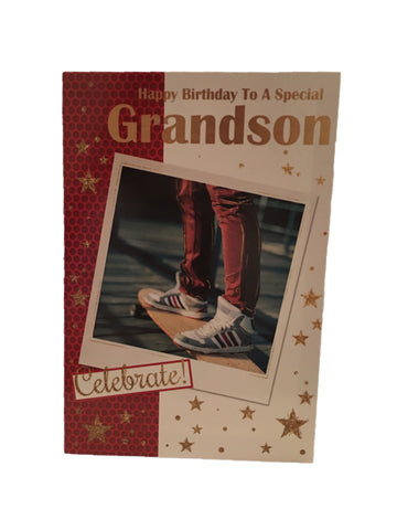 Image of Happy Birthday To A Special Grandson Skateboard