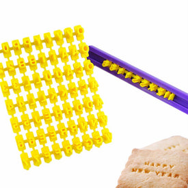 Alphabet Cookie Stamp Set