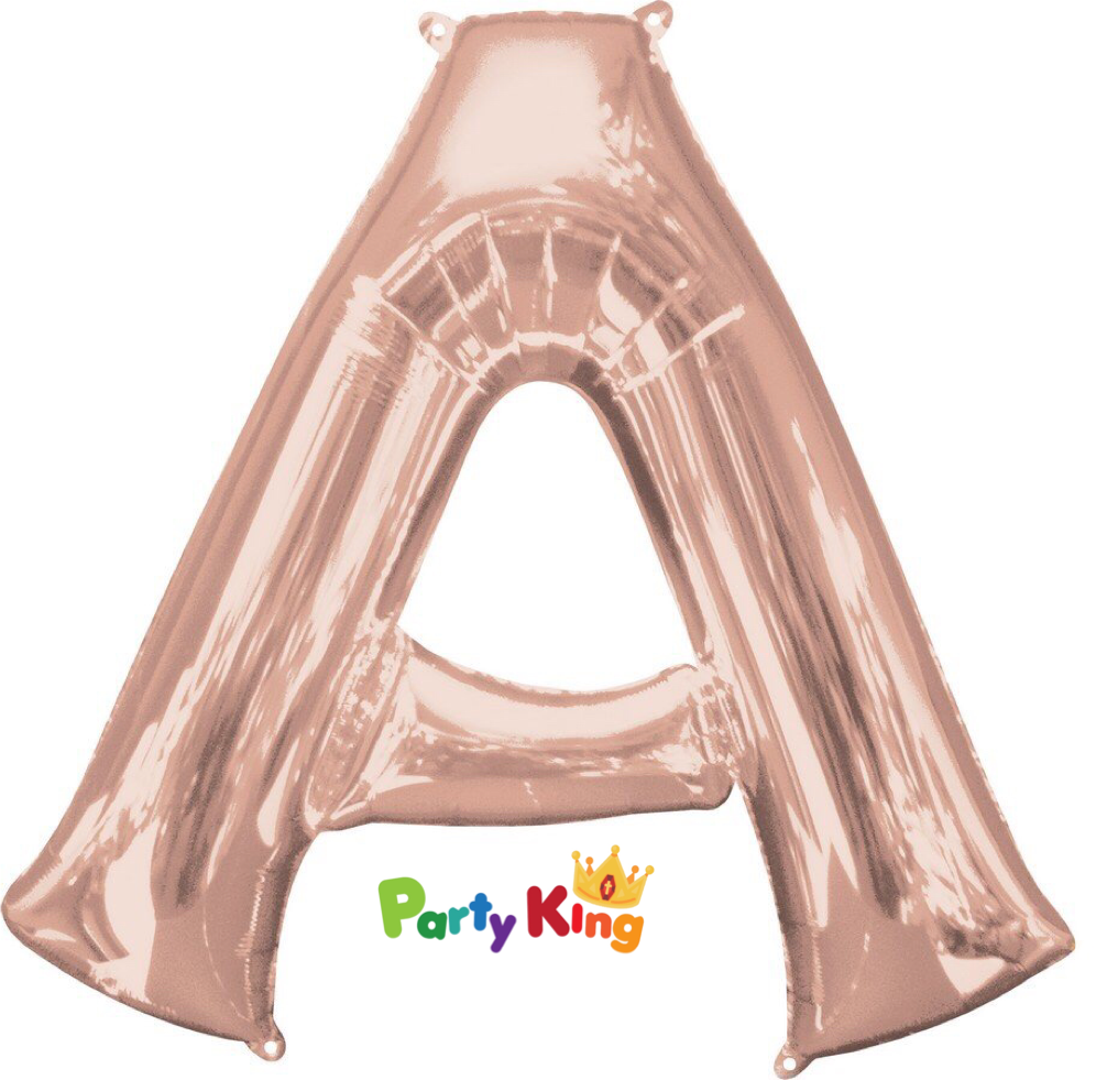 Rose Gold Letter “A” Foil Balloon 16” (35cm)