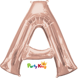Rose Gold Letter “A” Foil Balloon 16” (35cm)