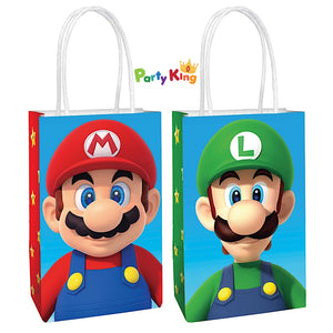 Super Mario Brothers Paper Kraft Bags