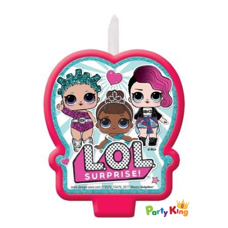 LOL Surprise Birthday Candle