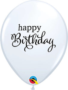 Simply Happy Birthday Latex Balloon 11”