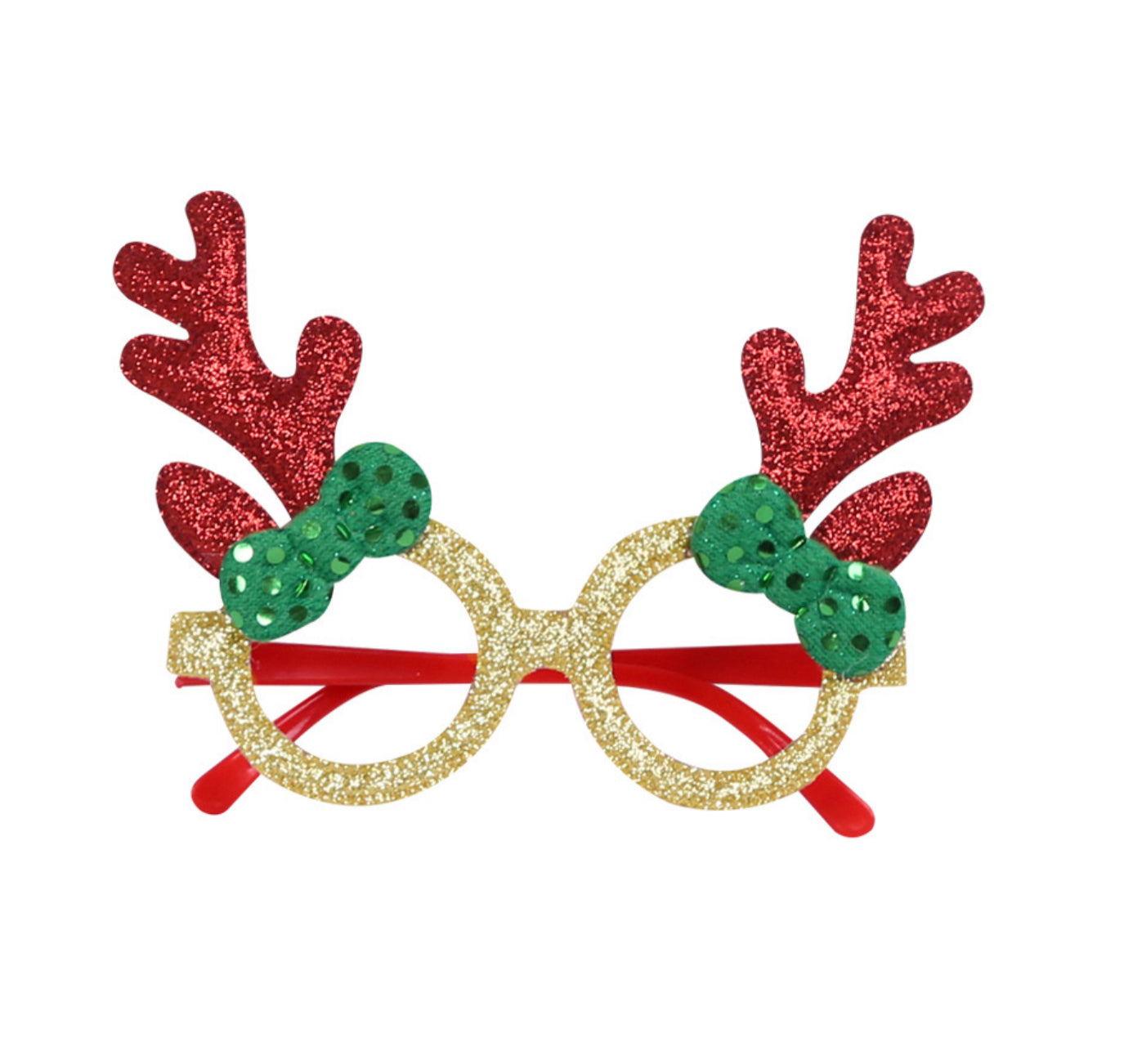 Christmas Glasses Anklets with Bow