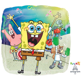 SpongeBob SquarePants Standard Square 45cm Foil Balloon