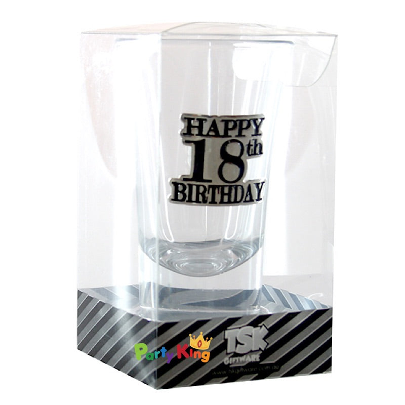 18th Black badge Shot Glass