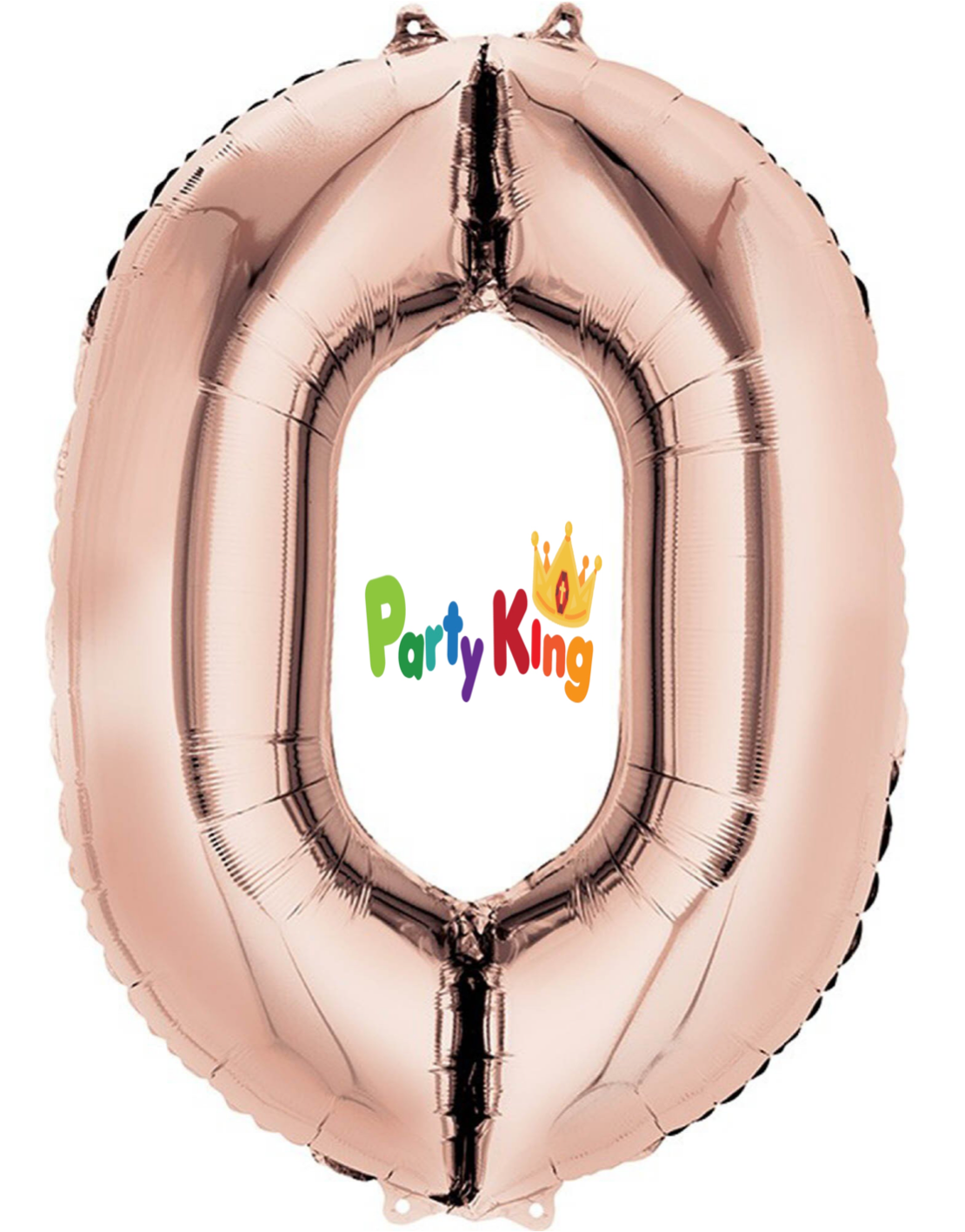Rose Gold "0" Numeral Foil Balloon 86cm (34")