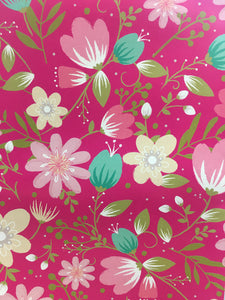 Folded Wrap _ Flower Pink 