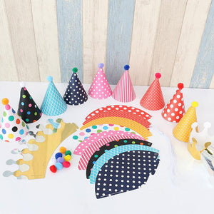 DIY Party Hats and Crown Set