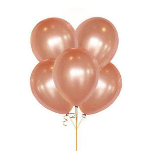 Standard Rose Gold Colour Balloon 10” 10pc