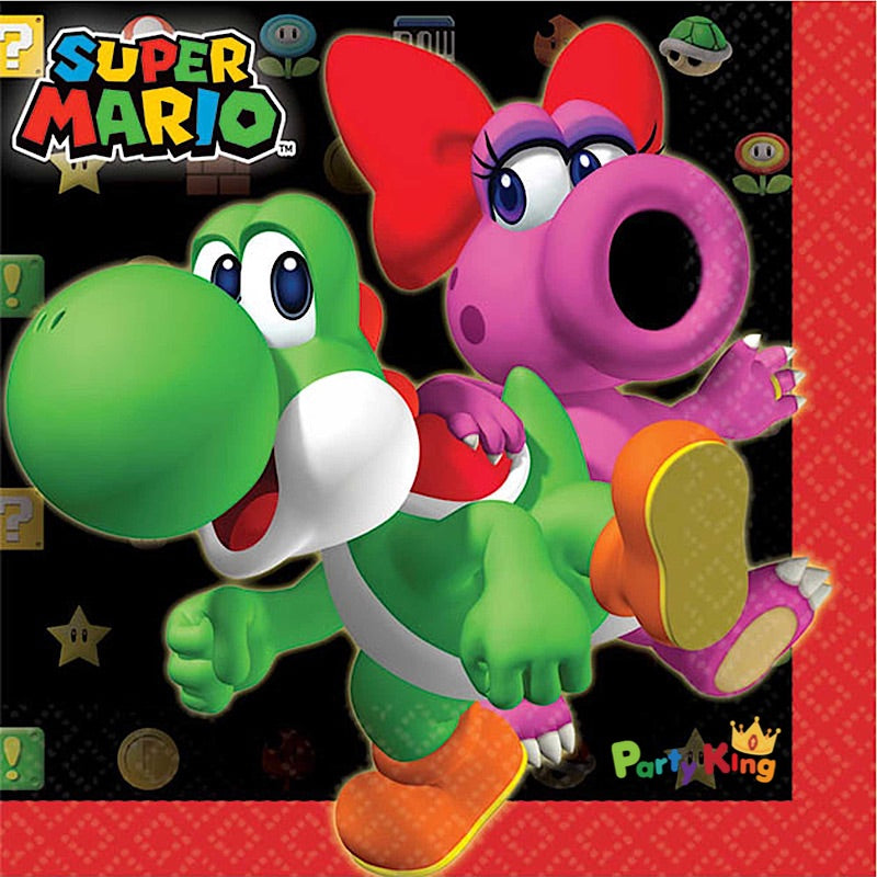 Super Mario Brothers Beverage Napkins