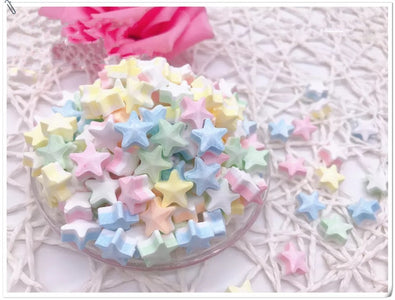 Edible Sugar Colourful Star Shape Cake Decoration 