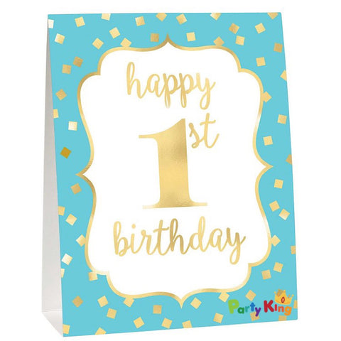 Image of 1st Birthday Boy Buffer Decoration Kit