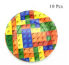 Lego Block Paper Lunch Plates