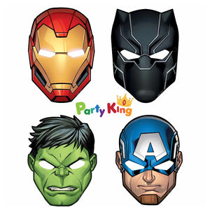 Marcel Avengers Powers Unite Paper Masks