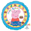 Peppa Pig Happy Birthday Standard 45cm Foil Balloon