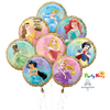 Disney Princesses Once Upon A Time Foil Balloon Bouquet