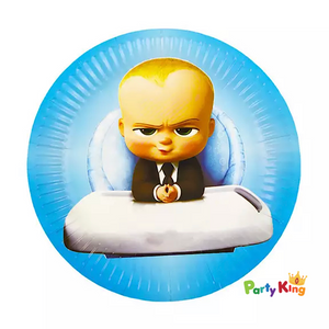 Boss Baby 7” Lunch Paper Plates