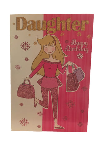 Image of Greeting card daughter happy birthday 