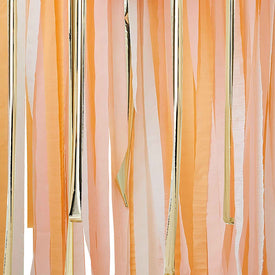 Peach & Eco - Mix It Up Backdrop Peach and Gold Theme