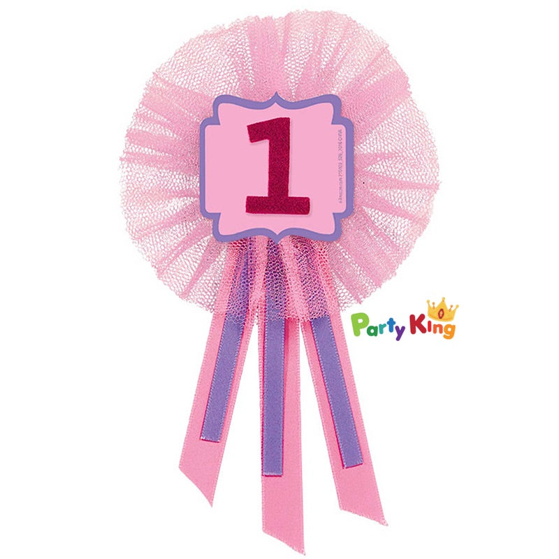 1st Birthday Girl Award Ribbon